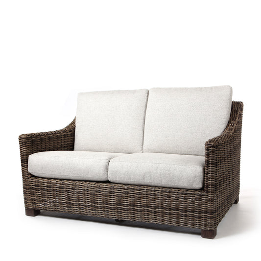 Avallon Loveseat Crosshatch Vapor Cushions