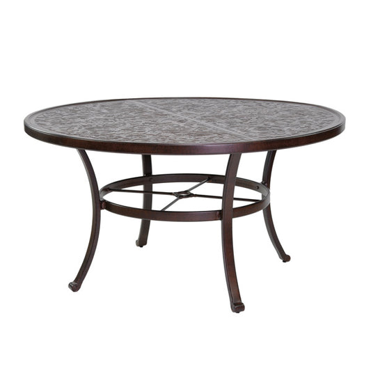 castelle 54 round vintage cast dining table