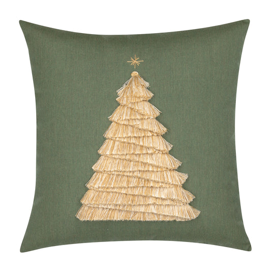 20" Square Elaine Smith Pillow Fraser Fir Fern