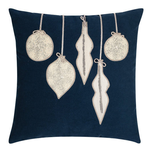 20" Square Elaine Smith Pillow Ornaments Midnight