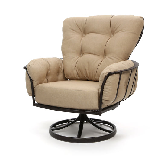 Monterra Swivel Rocker with Belgian Linen Sand Fabric