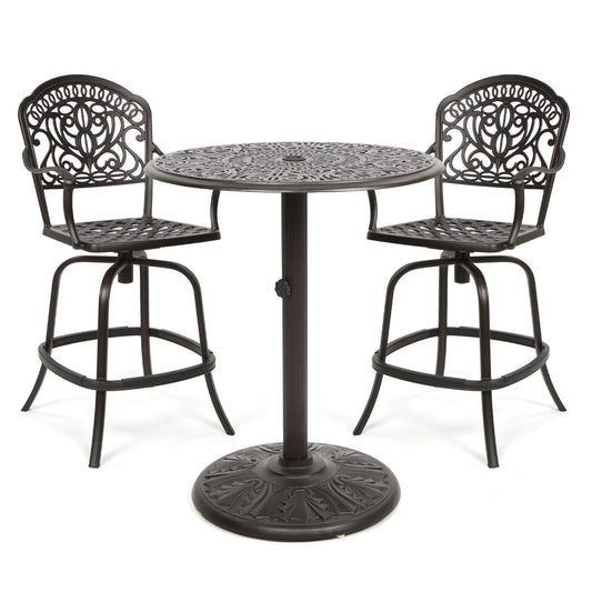 Tuscany 3 Piece Counter Height Set